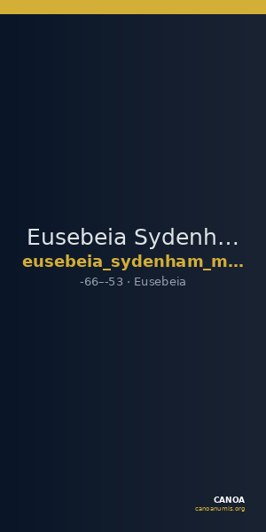 Eusebeia Sydenham and Malloy 1978 10 — CANOA