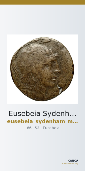 Eusebeia Sydenham and Malloy 1978 14-5 — CANOA