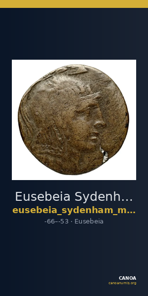 Eusebeia Sydenham and Malloy 1978 14-5 — CANOA