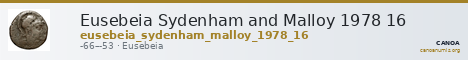 Eusebeia Sydenham and Malloy 1978 16 — CANOA