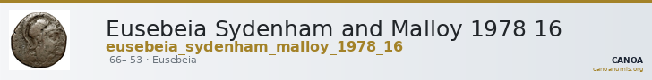 Eusebeia Sydenham and Malloy 1978 16 — CANOA