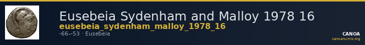 Eusebeia Sydenham and Malloy 1978 16 — CANOA