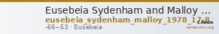 Eusebeia Sydenham and Malloy 1978 17-18 — CANOA
