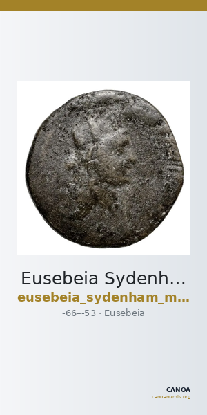 Eusebeia Sydenham and Malloy 1978 24-8 — CANOA