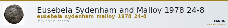 Eusebeia Sydenham and Malloy 1978 24-8 — CANOA