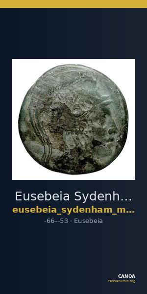 Eusebeia Sydenham and Malloy 1978 6-8 — CANOA