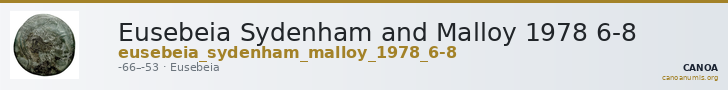 Eusebeia Sydenham and Malloy 1978 6-8 — CANOA