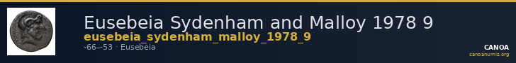 Eusebeia Sydenham and Malloy 1978 9 — CANOA