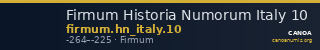 Firmum Historia Numorum Italy 10 — CANOA