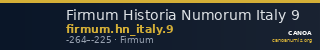 Firmum Historia Numorum Italy 9 — CANOA