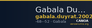 Gabala Duyrat 2002 serie 7, 41-50 — CANOA