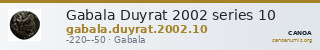 Gabala Duyrat 2002 series 10 — CANOA