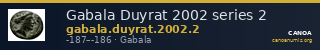 Gabala Duyrat 2002 series 2 — CANOA
