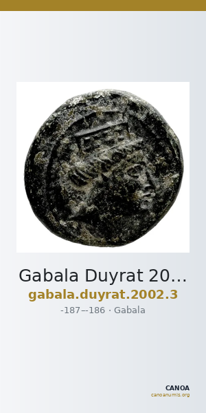 Gabala Duyrat 2002 series 3 — CANOA