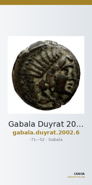 Gabala Duyrat 2002 series 6 — CANOA