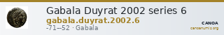 Gabala Duyrat 2002 series 6 — CANOA