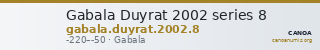 Gabala Duyrat 2002 series 8 — CANOA