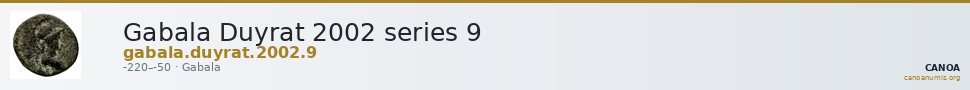 Gabala Duyrat 2002 series 9 — CANOA