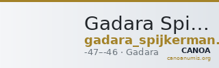 Gadara Spijkerman 1978 3 — CANOA