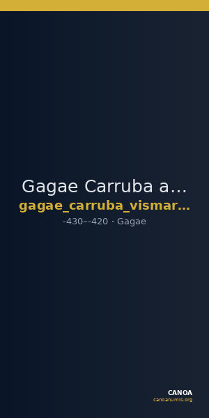 Gagae Carruba and Vismara, Athenaeum 90, 2002 p. 75 — CANOA