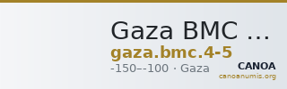 Gaza BMC Gaza 4-5 — CANOA