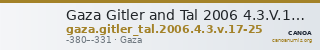 Gaza Gitler and Tal 2006 4.3.V.17-25 — CANOA