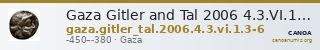 Gaza Gitler and Tal 2006 4.3.VI.1, 3-6 — CANOA