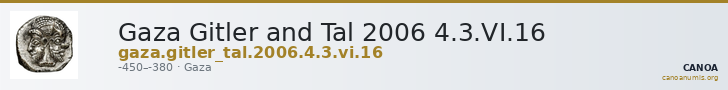 Gaza Gitler and Tal 2006 4.3.VI.16 — CANOA