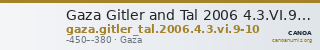Gaza Gitler and Tal 2006 4.3.VI.9-10 — CANOA