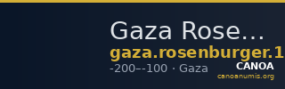 Gaza Rosenberger 1975 p. 52, n° 37 — CANOA