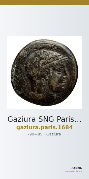 Gaziura SNG Paris 1684 — CANOA