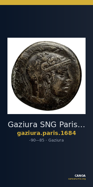 Gaziura SNG Paris 1684 — CANOA