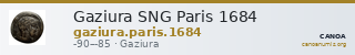 Gaziura SNG Paris 1684 — CANOA