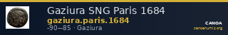 Gaziura SNG Paris 1684 — CANOA