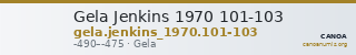 Gela Jenkins 1970 101-103 — CANOA