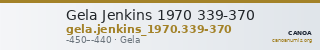 Gela Jenkins 1970 339-370 — CANOA