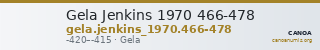 Gela Jenkins 1970 466-478 — CANOA