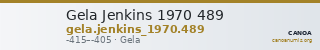 Gela Jenkins 1970 489 — CANOA