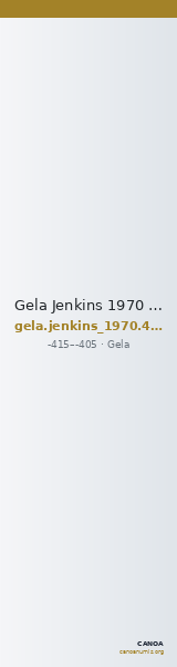 Gela Jenkins 1970 490 — CANOA