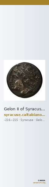 Gelon II of Syracuse Syracuse Caltabiano 1997 271-284 — CANOA