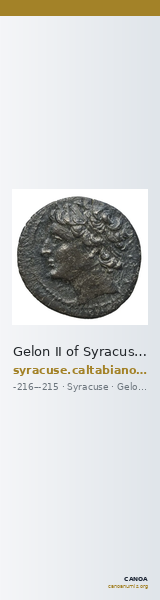 Gelon II of Syracuse Syracuse Caltabiano 1997 285-298 — CANOA
