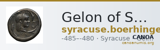 Gelon of Syracuse Syracuse Boerhinger 1929 34-49 — CANOA