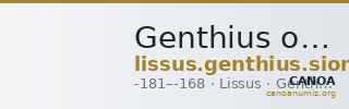 Genthius of Illyria Lissus Siontes 2013 Type III — CANOA