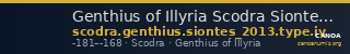 Genthius of Illyria Scodra Siontes 2013 Type IV — CANOA