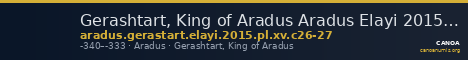Gerashtart, King of Aradus Aradus Elayi 2015 Pl. xv, c26-27 — CANOA