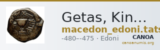Getas, King of the Edoni Macedon Tatscheva 1998 Type I — CANOA