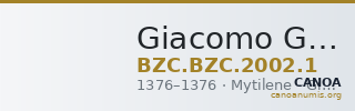 Giacomo Gattilusio — ducat (Mytilene, 1376) — CANOA