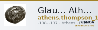 Glau… Athens Thompson 1961 287-314 — CANOA