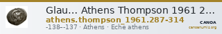 Glau… Athens Thompson 1961 287-314 — CANOA