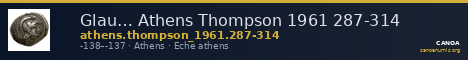Glau… Athens Thompson 1961 287-314 — CANOA